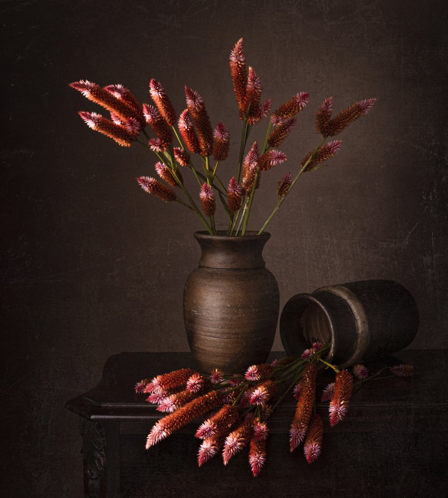 Rustikales Blumenstillleben von Margareth Perfoncio