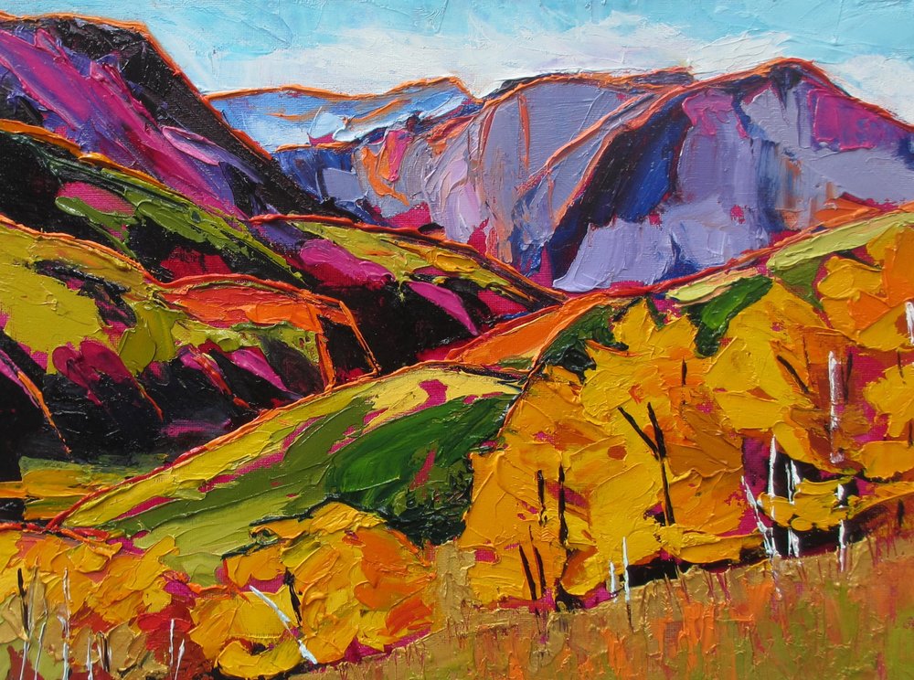 Lebendige Herbstberge von Maxine Shore