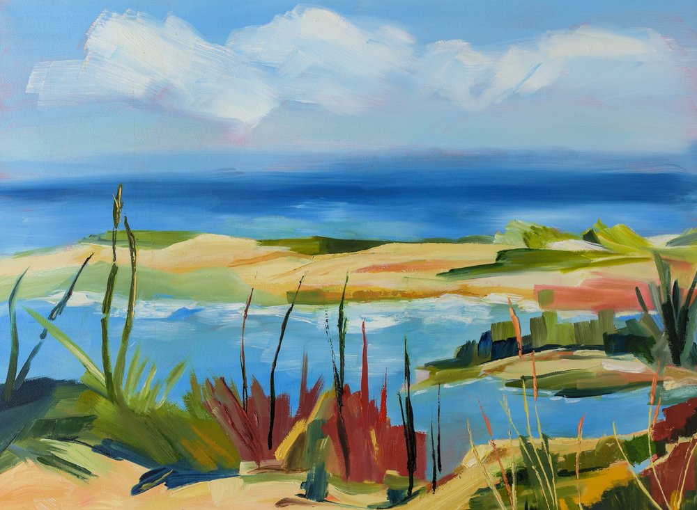 Lebendige Küstenlandschaft von Maxine Shore