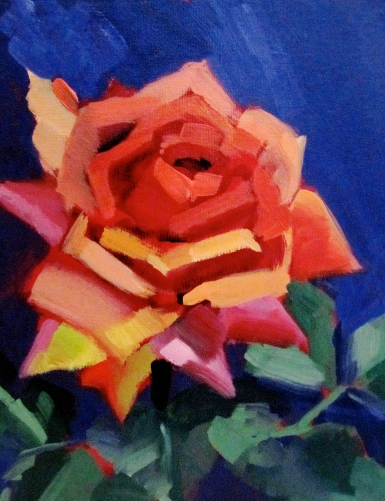 Lebendige Rosenblüte von Maxine Shore