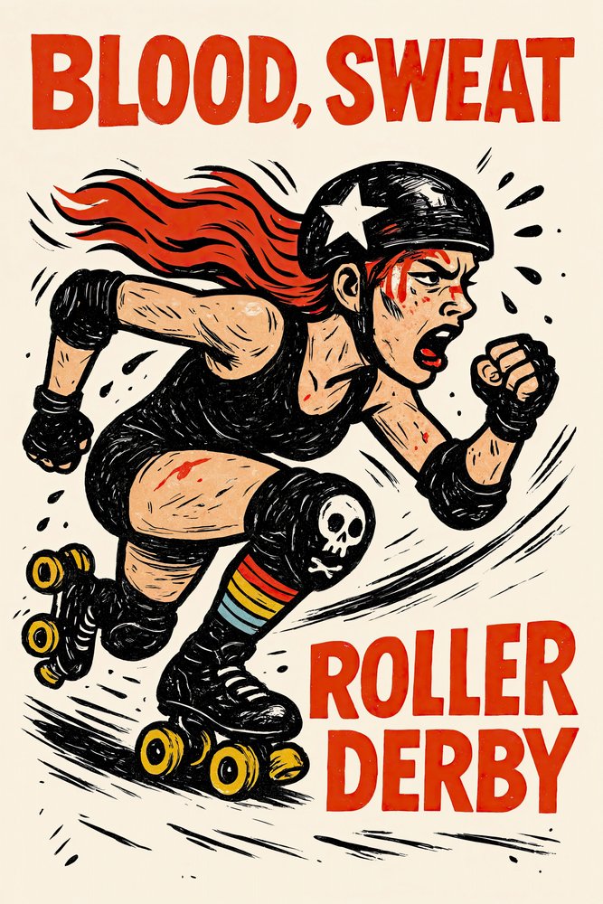 Blut, Schweiß und Roller Derby von Natalie Bruns