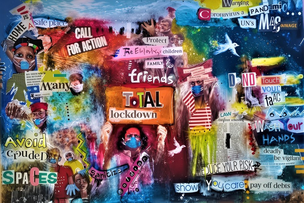 Globale Pandemie-Bewusstsein von Nico Phooko