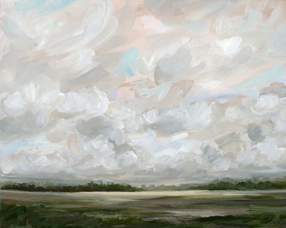 Ruhige Wolkenlandschaft von Nicole Walsh