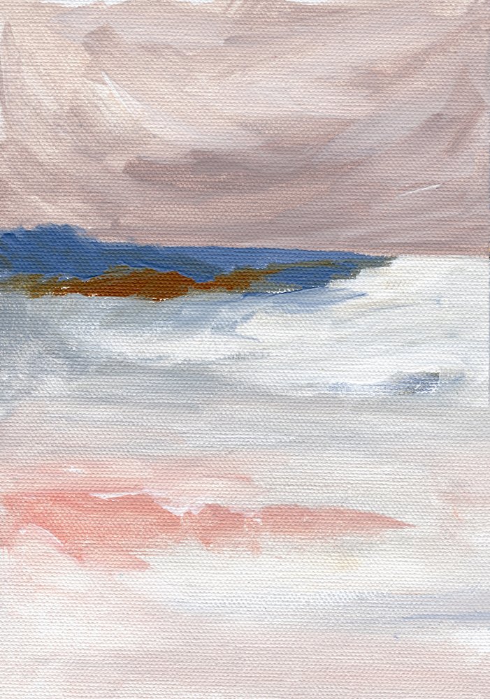 Erröteter Horizont Seelandschaft von Nikita Jariwala