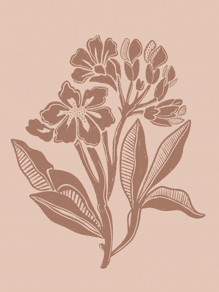 Erdige botanische Blüten von Nikita Jariwala