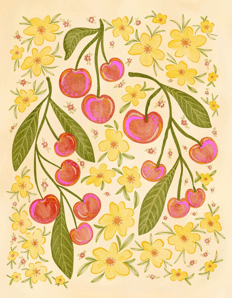 Süße Kirschblüten von Nikita Jariwala