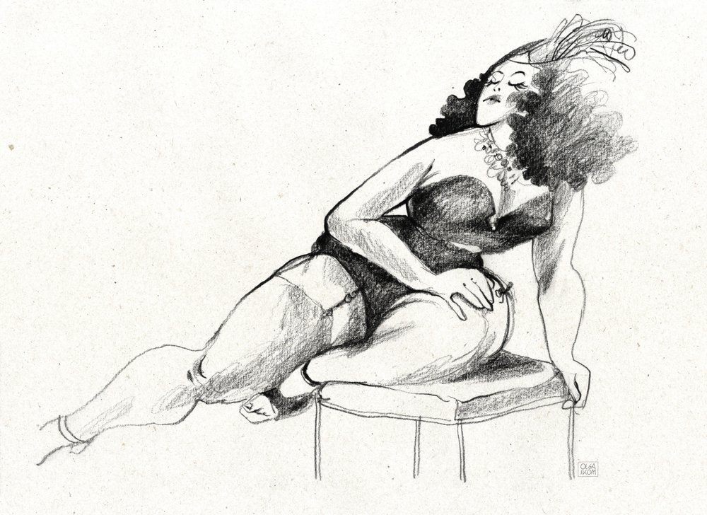 Kurviger Pinup-Glamour von Olga Skomorokhova