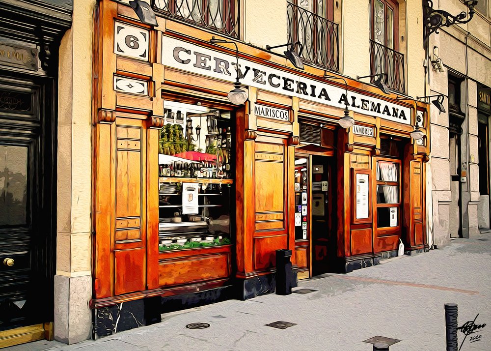 Cerveceria Alemana Madrid von Osvaldo Russo