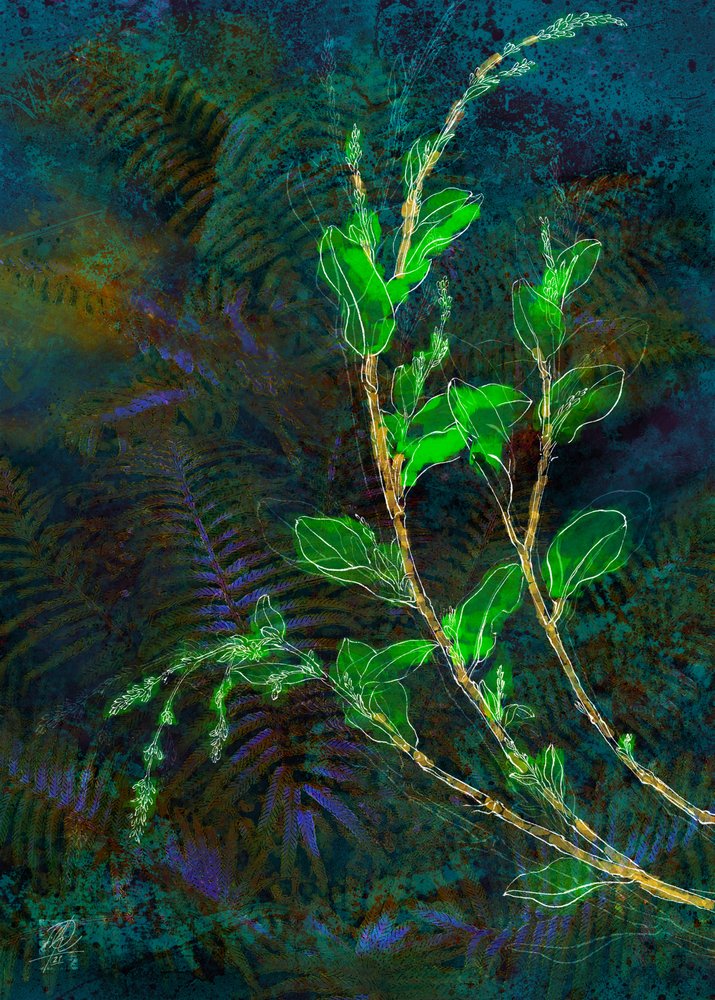 Leuchtendes Waldlaub von Osvaldo Russo