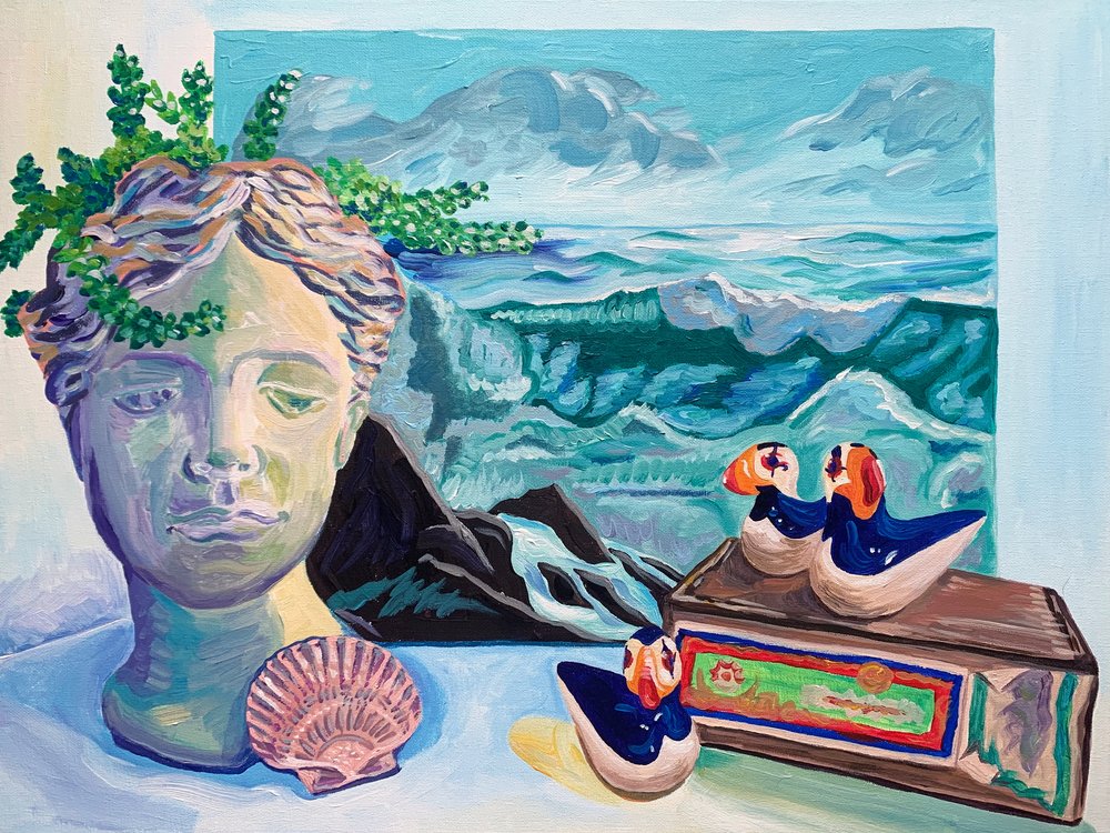 Ekletisches Ozean Stillleben von Pauline Wegman | Key and Sea Creative
