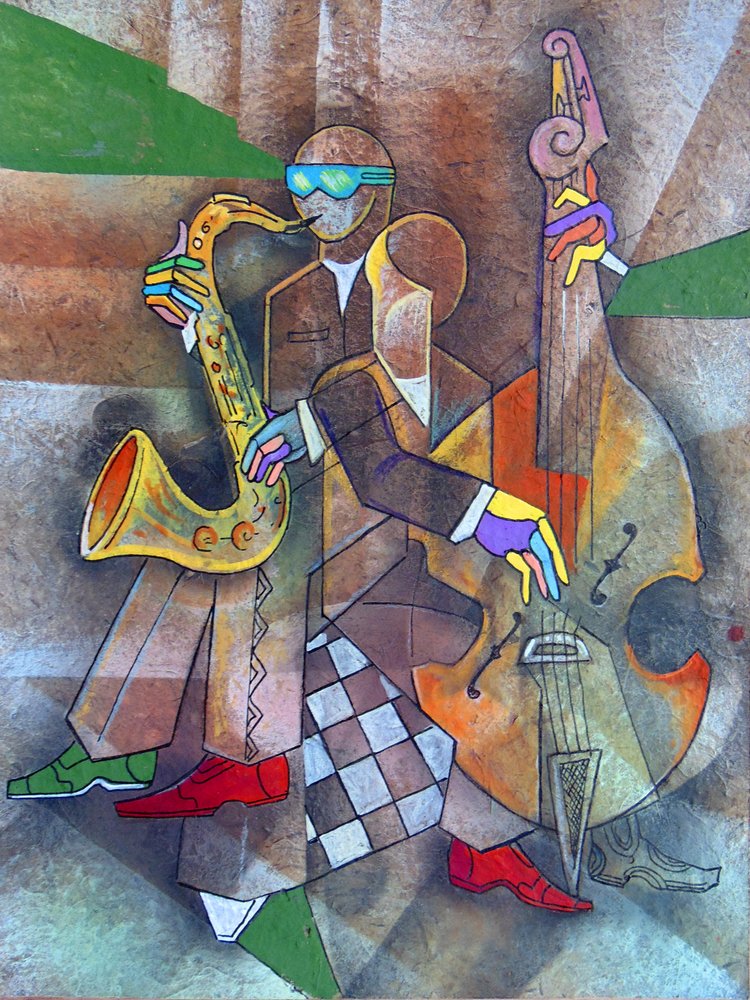 Abstrakte Jazz-Performance von Ricardo Maya