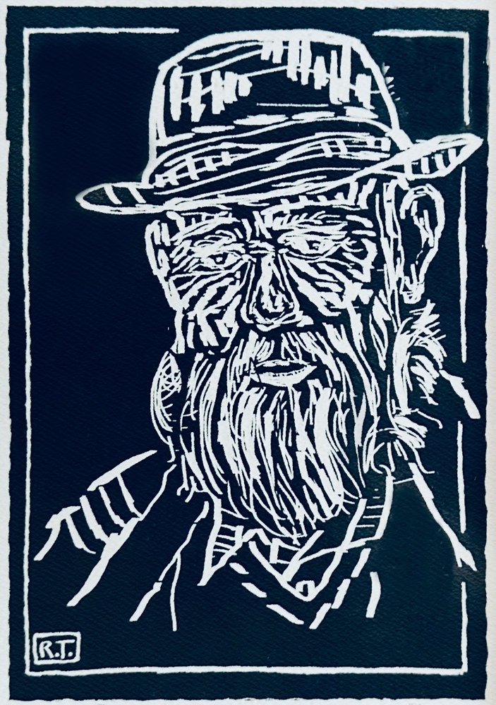 Robuster Bärtiger Mann von Robert Thirtle