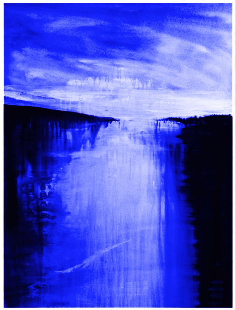 Tiefblauer Flusslauf von RodMacIver