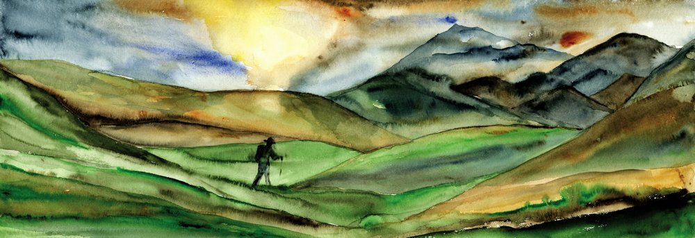Wanderers Bergreise von RodMacIver