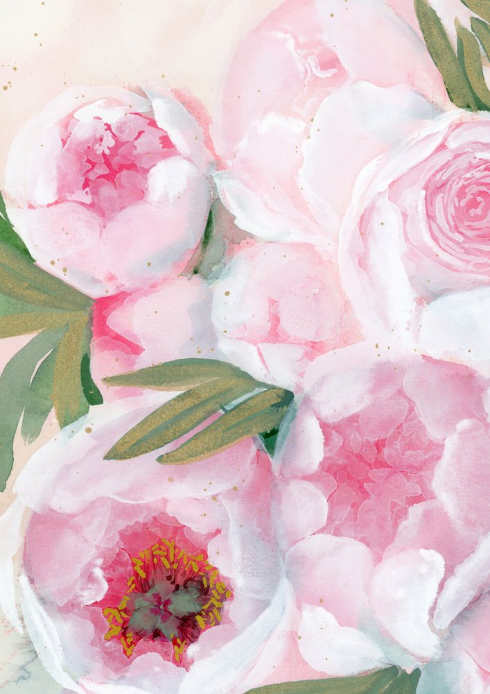 Rosa Pfingstrosen von Rosana Laiz Blursbyai