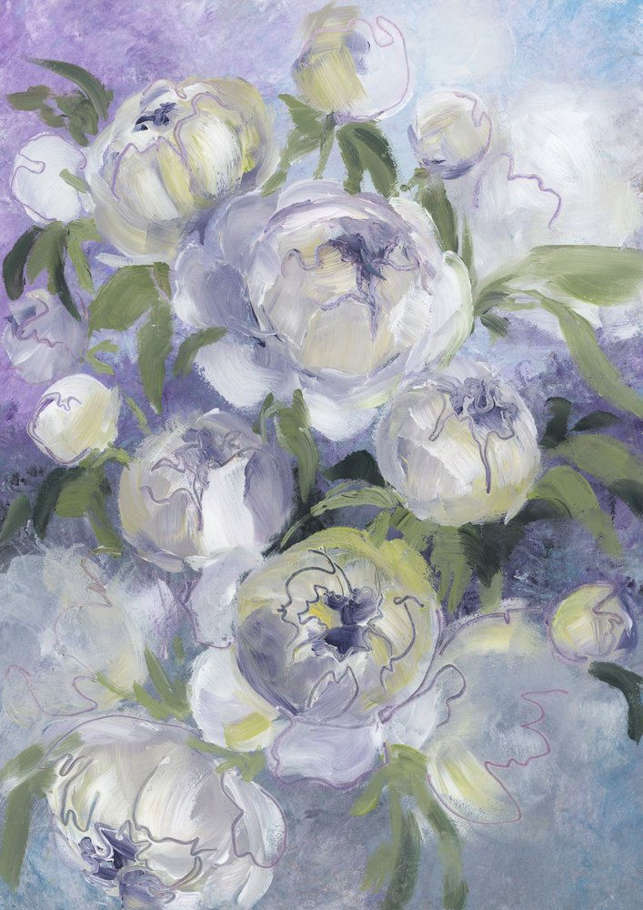 Weiche Pfingstrosenblüten von Rosana Laiz Blursbyai
