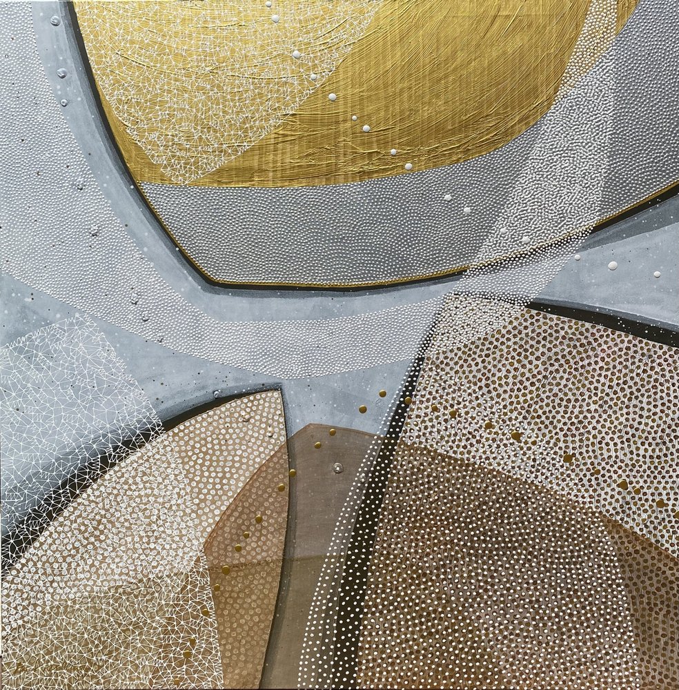 Abstrakte Goldene Kurven von SAN STARLING