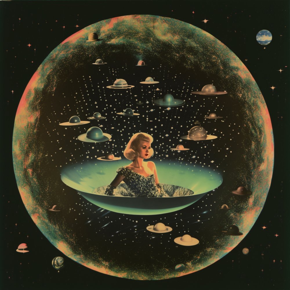 Retro Weltraum Glamour von Samantha Hearn