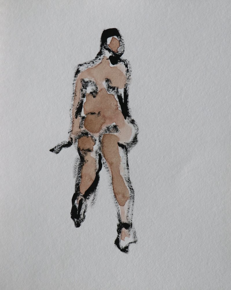 Abstrakte Aktfigur von Santhosh ch