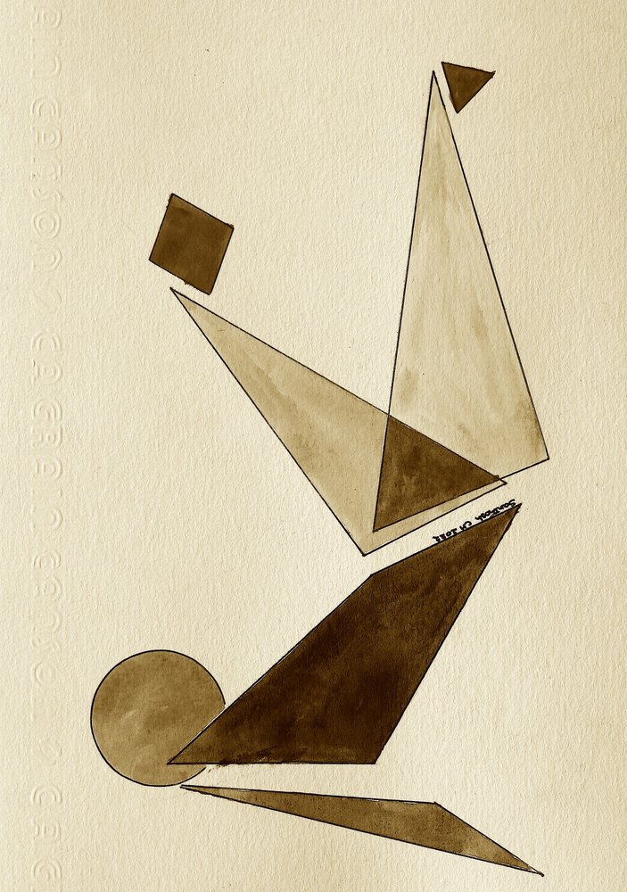 Balancierende geometrische Figur von Santhosh ch