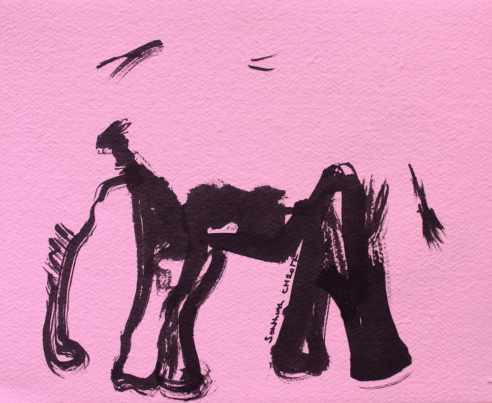 Kühner Rosa Elefant von Santhosh ch