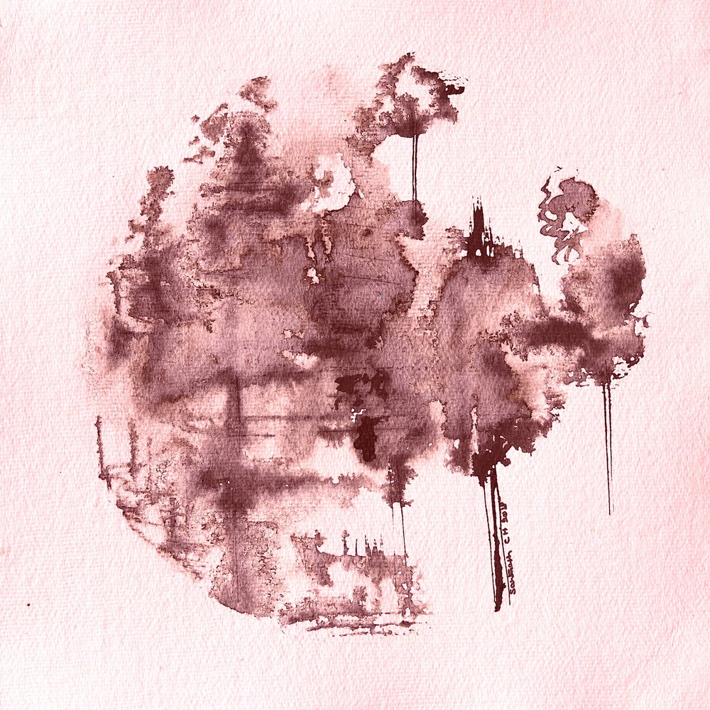 Nebliger Wald Abstrakt von Santhosh ch