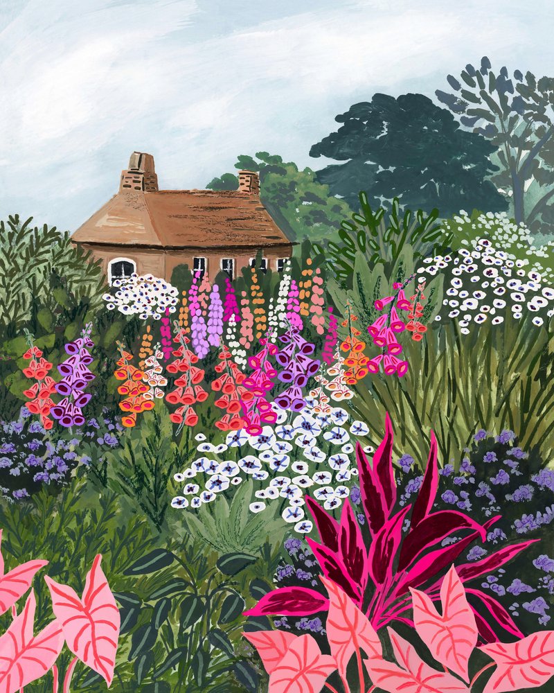 Lebendiger Cottage-Garten von Sarah Gesek