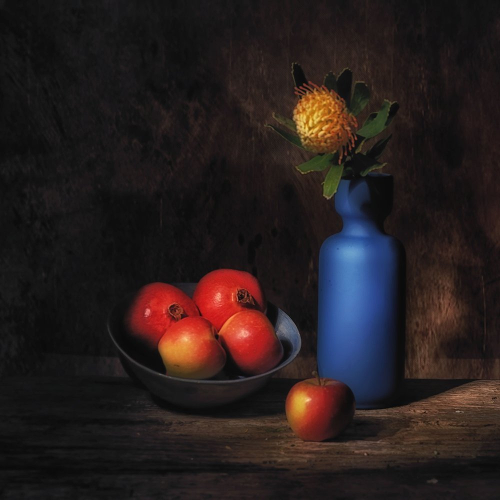 Stimmungsvolles Obststillleben von Saskia Dingemans