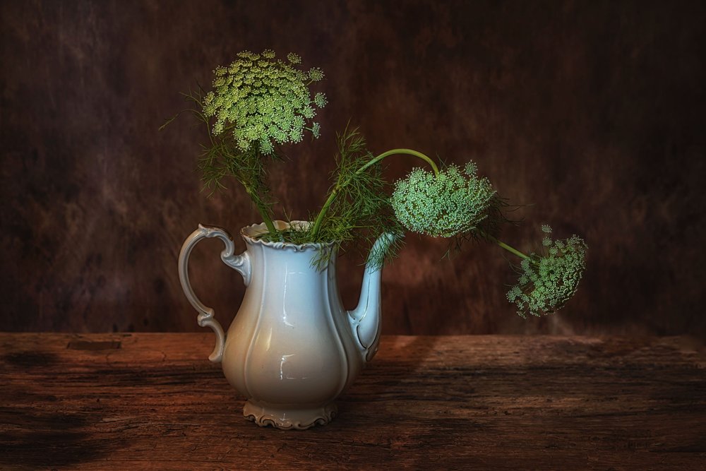 Rustikaler Blumenkrug von Saskia Dingemans