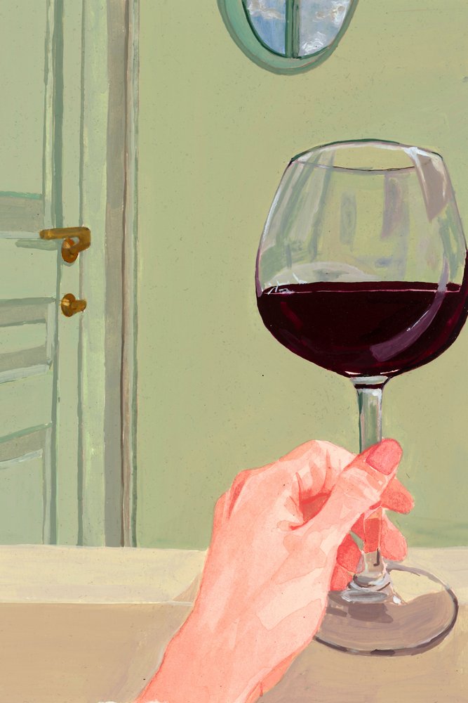 Entspannender Weinmoment von Sophia Novosel