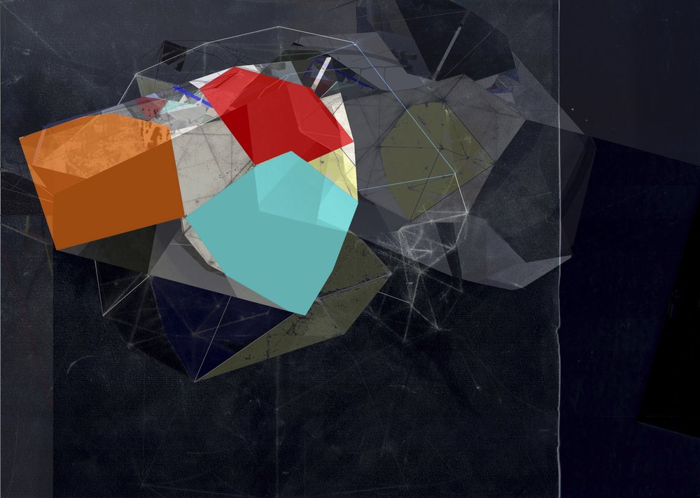 Abstrakte geometrische Komposition von Stefan Fransson
