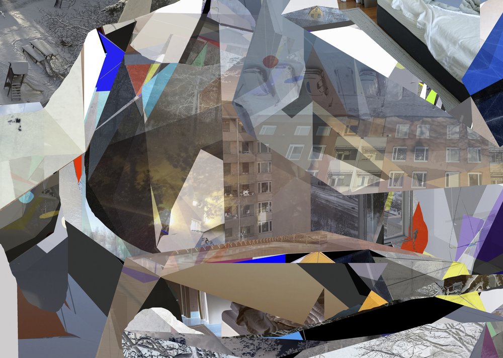 Abstrakte urbane Geometrie von Stefan Fransson