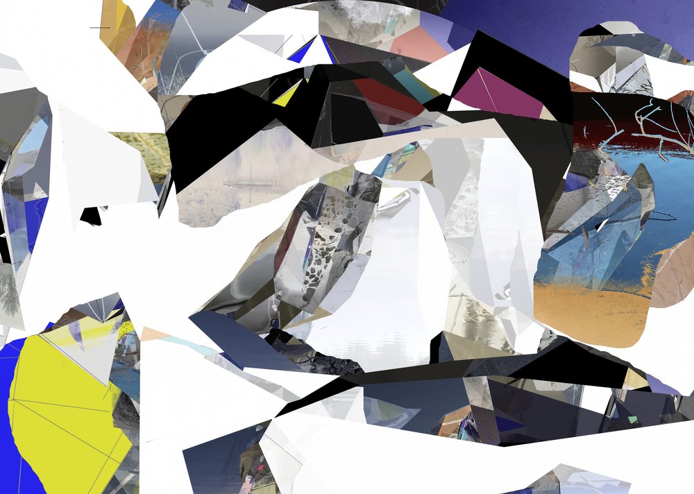 Fragmentiertes geometrisches Abstrakt von Stefan Fransson