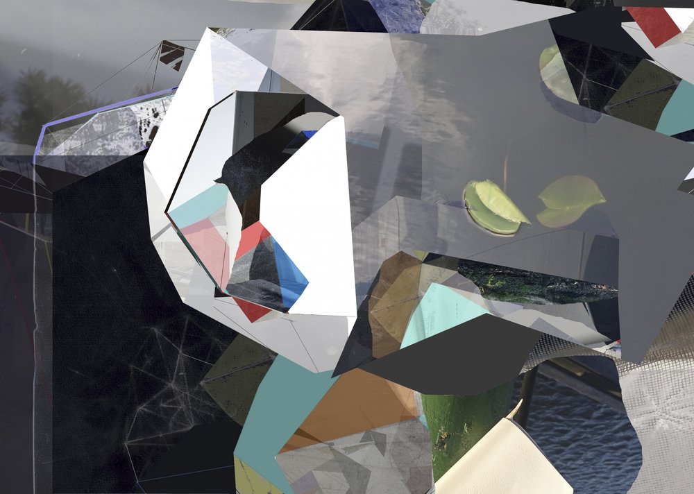 Fragmentierte geometrische Abstraktion von Stefan Fransson
