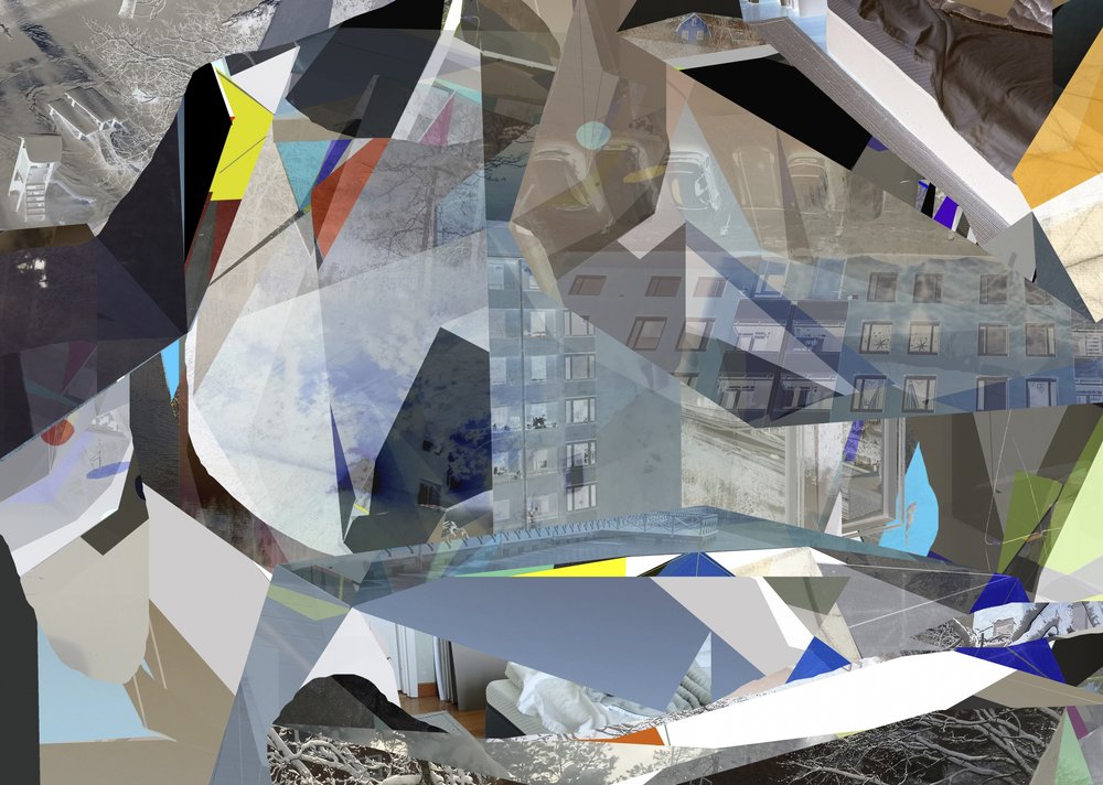 Fragmentierte urbane Geometrie von Stefan Fransson