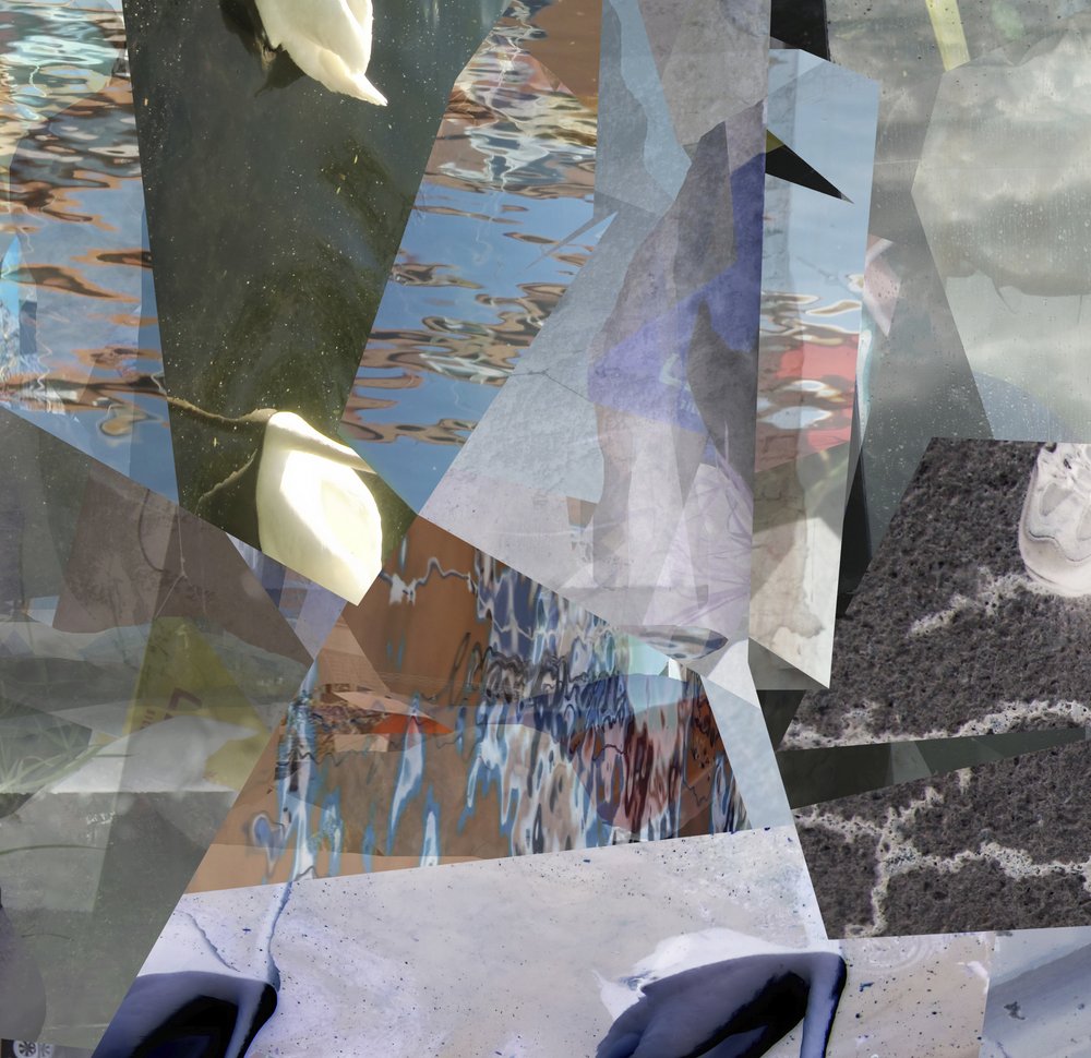 Fragmentierte Wasserschwäne von Stefan Fransson