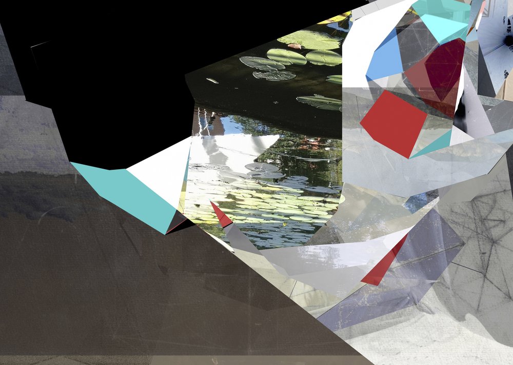 Reflektierende geometrische Fragmente von Stefan Fransson