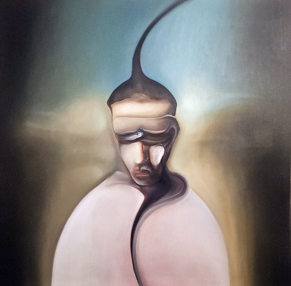 Dunkle surreale Figur von Stefano Mazzolini