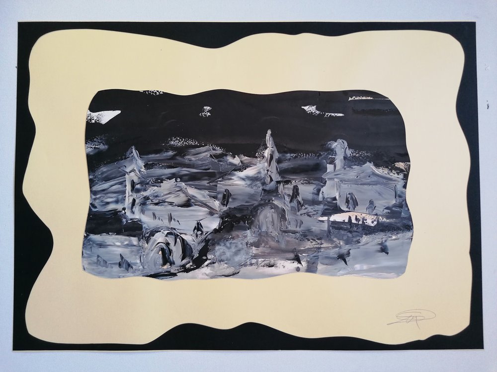 Dramatische Monochrome Landschaft von Stefano Mazzolini
