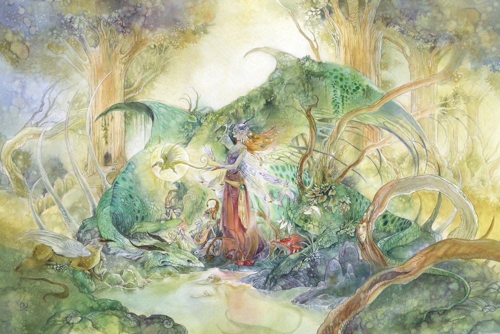 Fee und Wald-Drachen von Stephanie Law