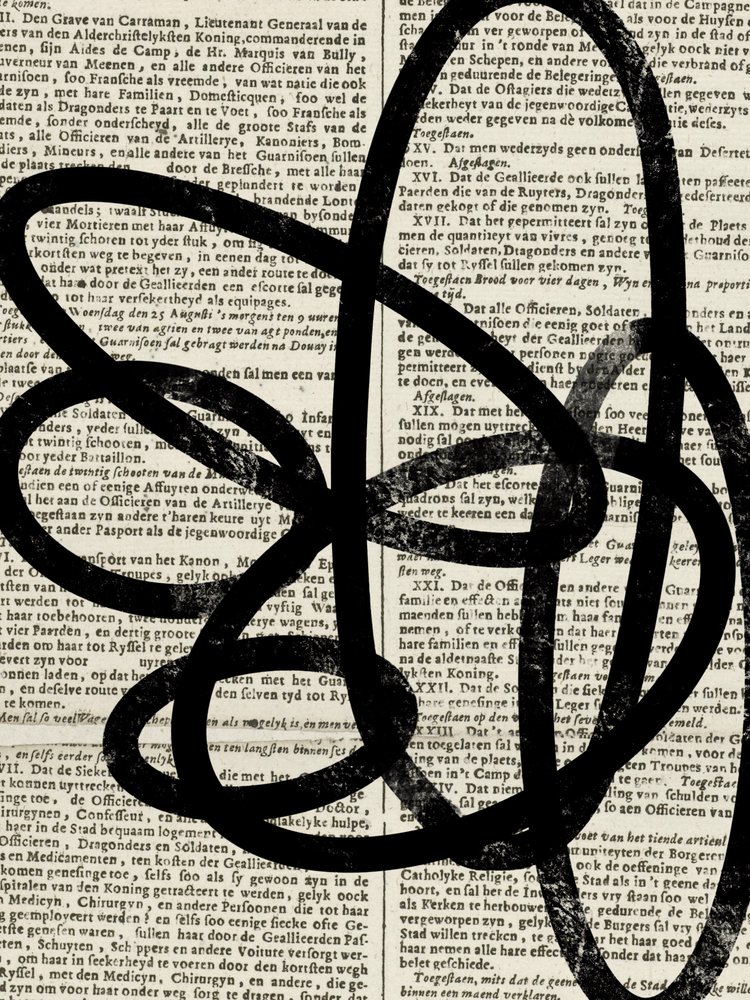 Abstrakte Textlinien von Studio Palette