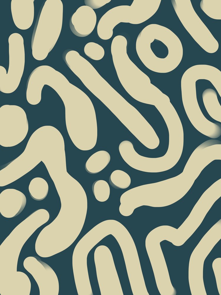 Flüssiges abstraktes Muster von Studio Palette