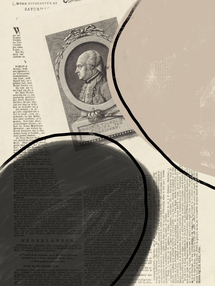 Historische Porträt-Collage von Studio Palette