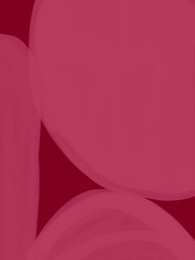 Rosa fließende Formen von Studio Palette