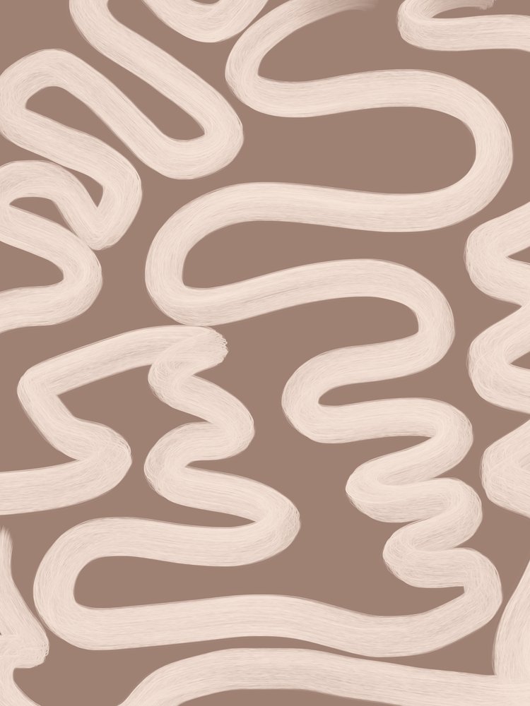 Wellige abstrakte Linien von Studio Palette