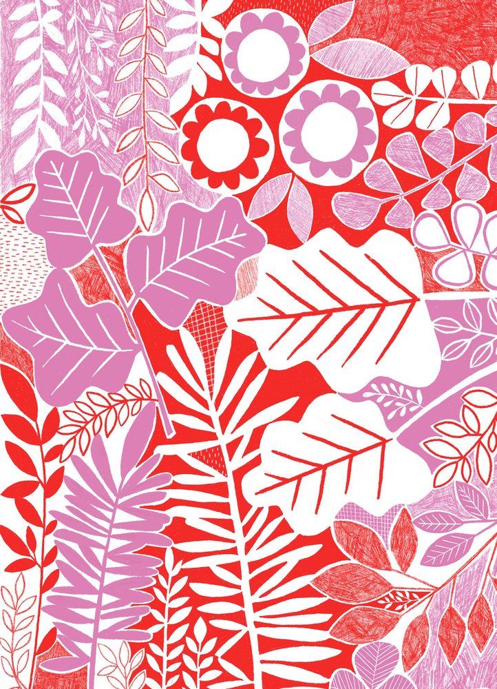 Lebhafter botanischer Garten von Susan Black