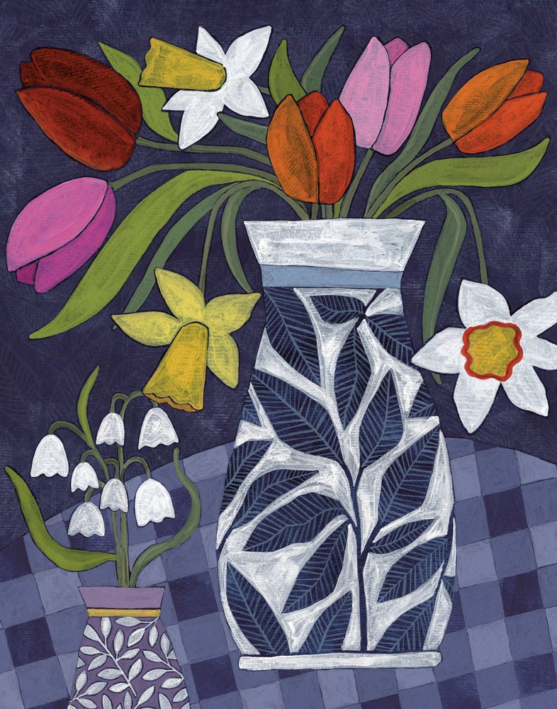 Lebendige Frühlingsblüten von Susan Black