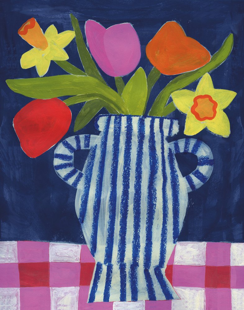 Lebendige Frühlingsblumen von Susan Black