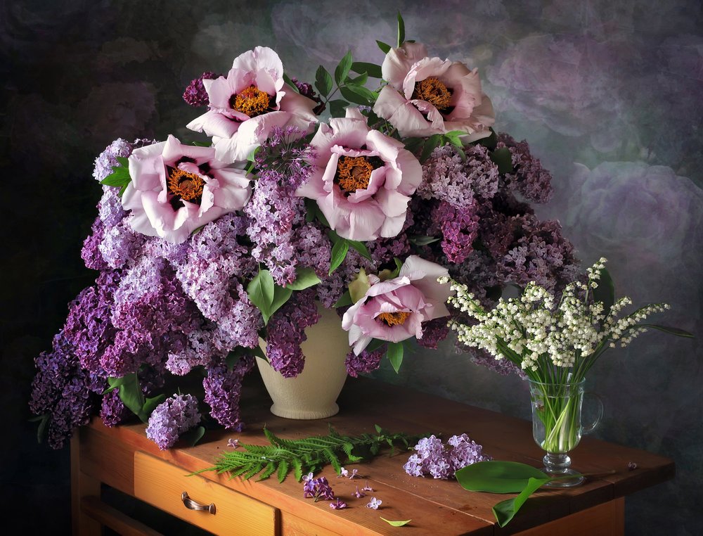 Frühlingsblumen Stillleben von Tatyana Skorokhod