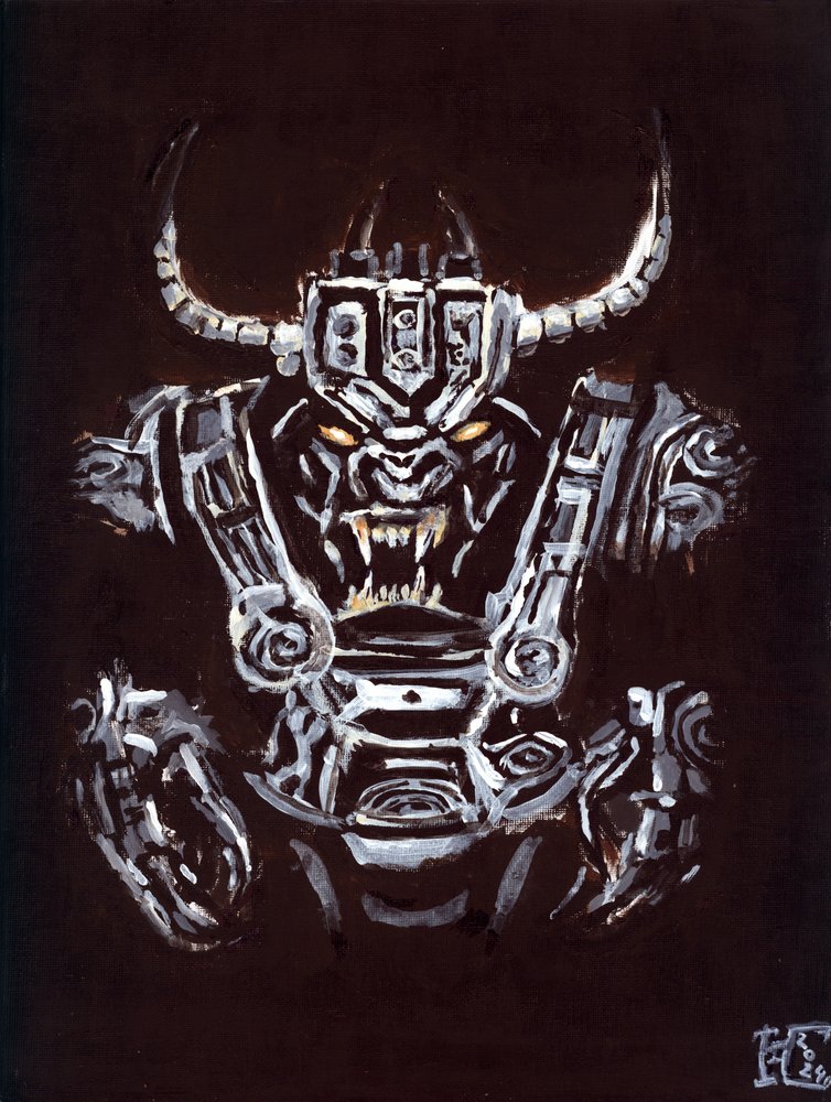 Bedrohliches Robotermonster von Tim Hoinkis